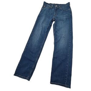 Levi's 505 Jeans Men’s 32 x 32 Regular Fit Medium Wash Blue Denim